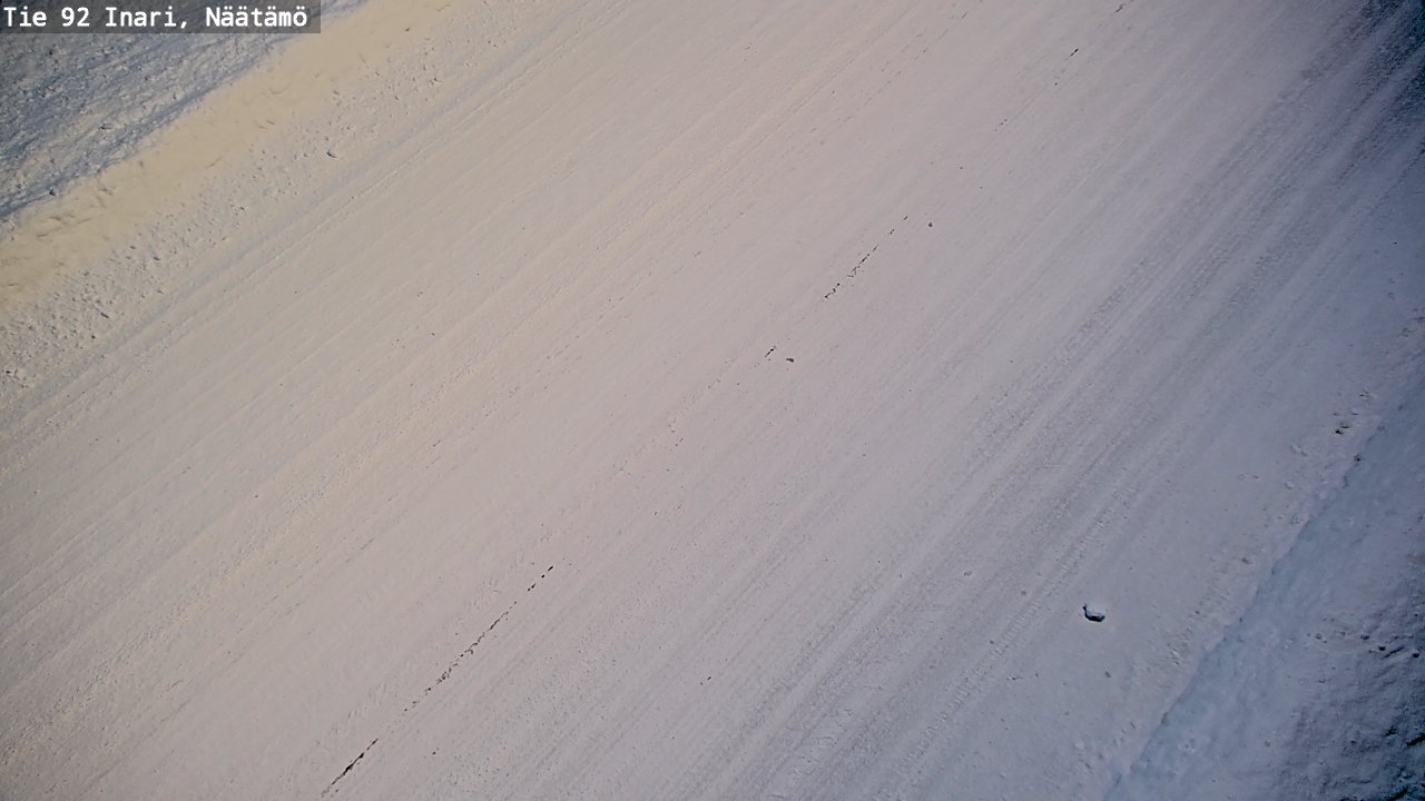 Weather Camera Image Road 92 Inari, Näätämö, Inari, Lappi