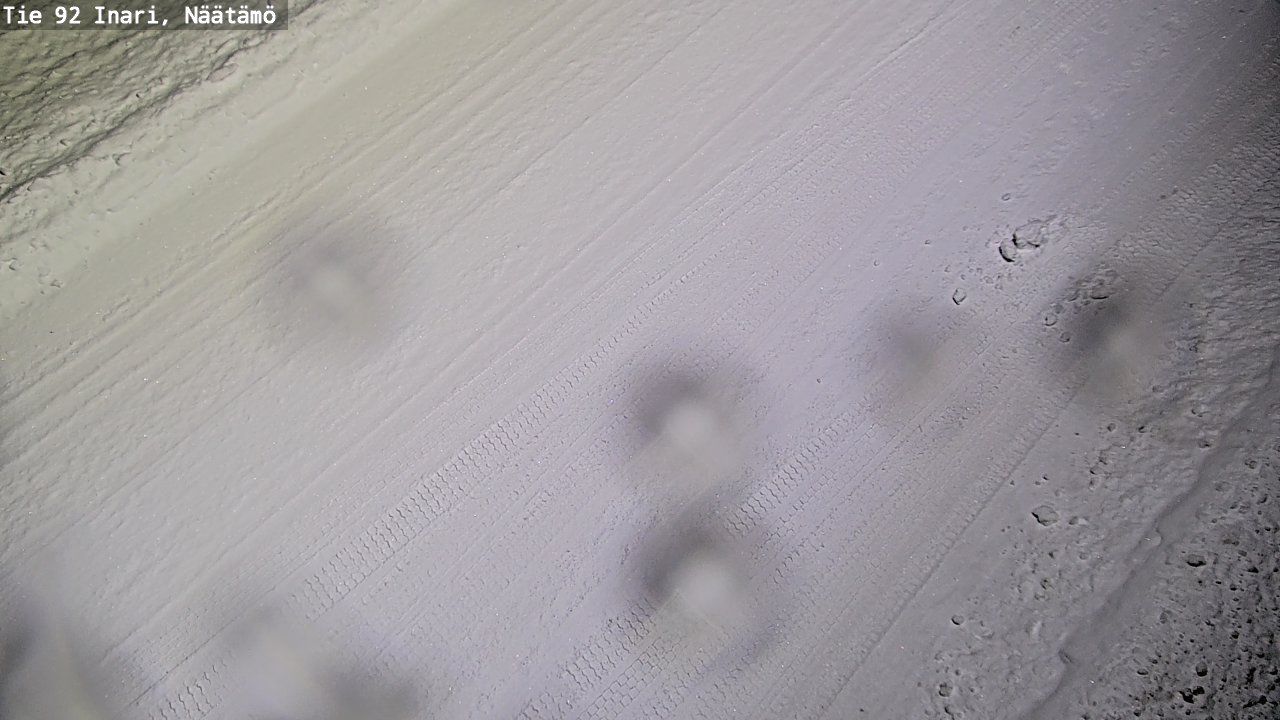 Weather Camera Image Väg 92 Enare, Näätämö, Inari, Lappi