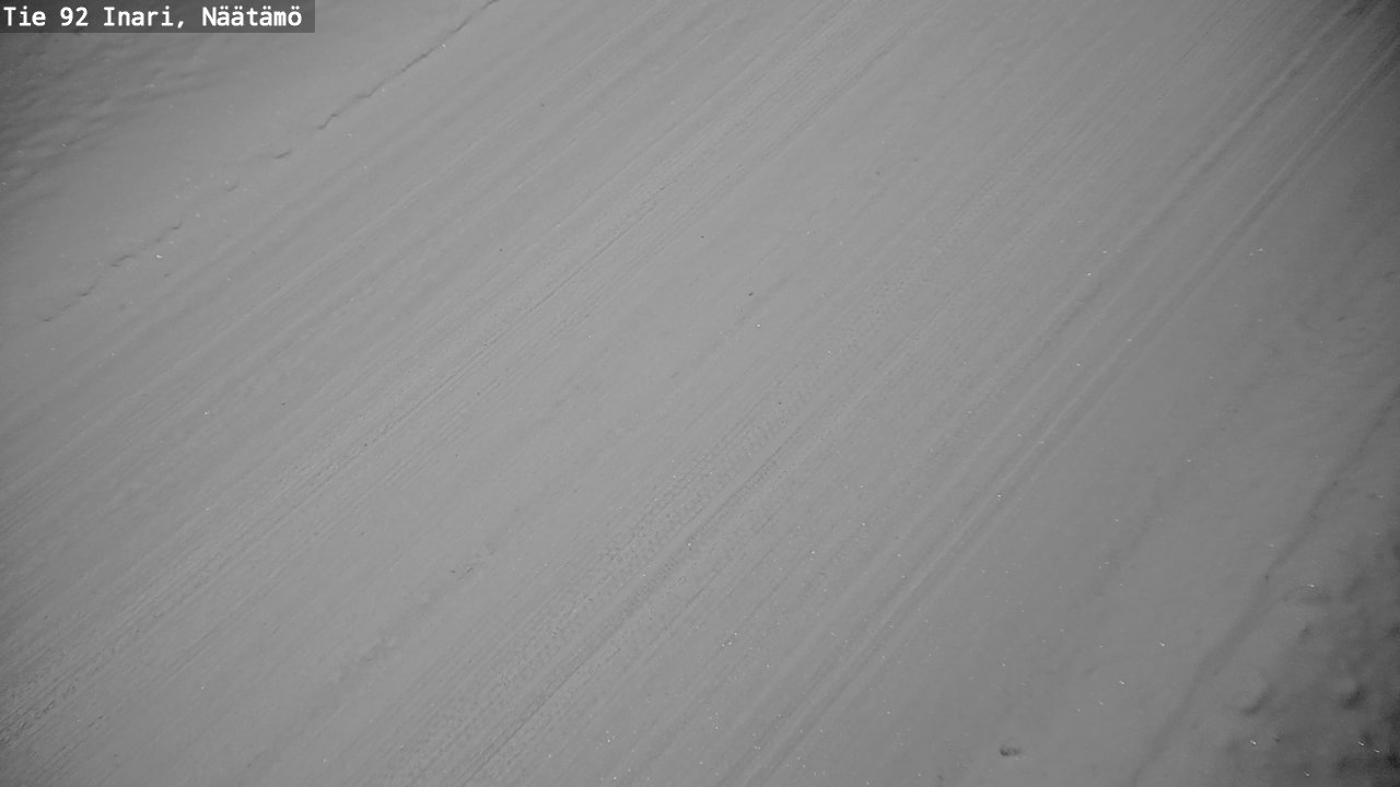 Weather Camera Image Väg 92 Enare, Näätämö, Inari, Lappi