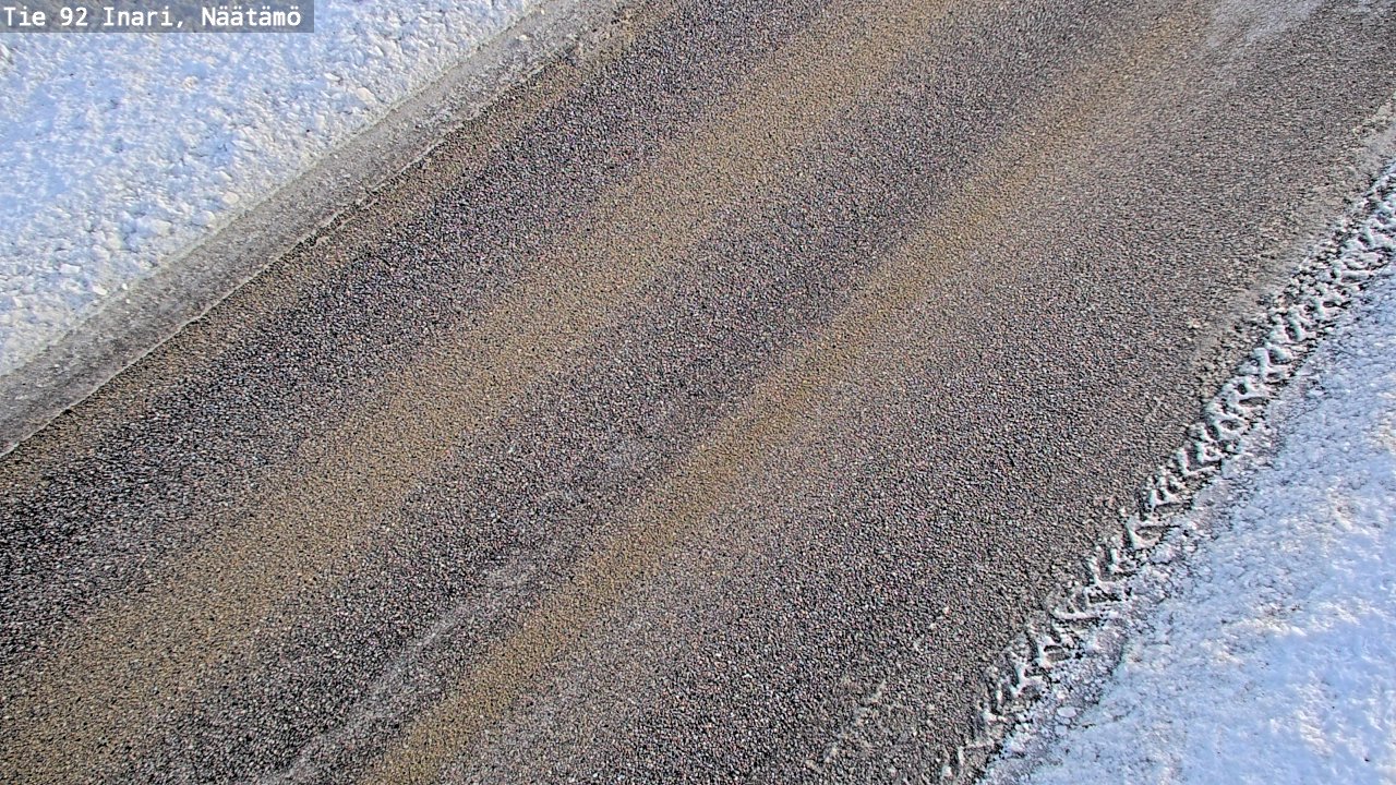Kelikamerat Kuva Tie 92 Inari, Näätämö, Inari, Lappi