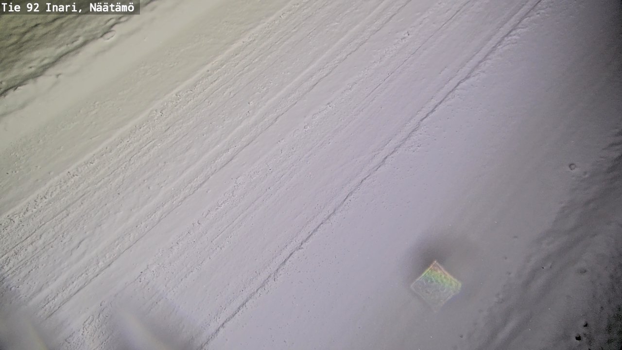 Weather Camera Image Road 92 Inari, Näätämö, Inari, Lappi