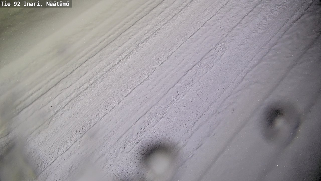 Weather Camera Image Väg 92 Enare, Näätämö, Inari, Lappi