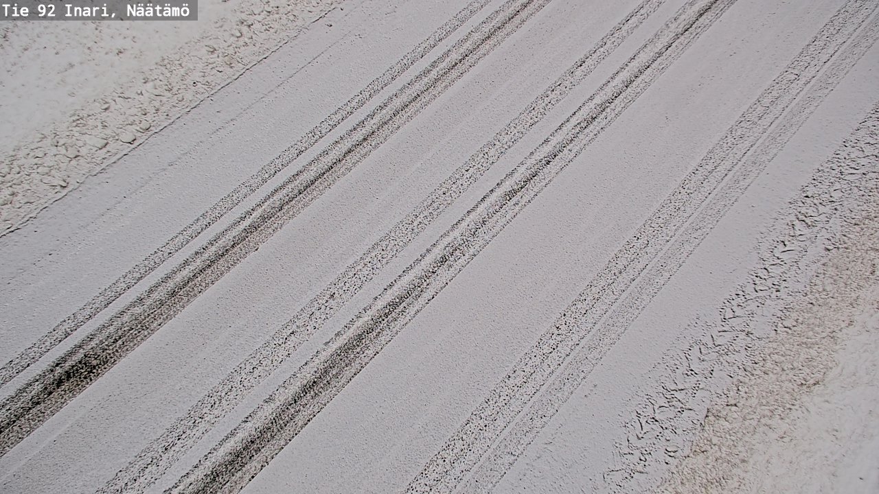Weather Camera Image Road 92 Inari, Näätämö, Inari, Lappi
