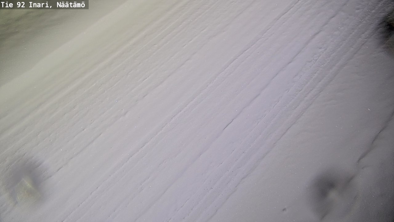Weather Camera Image Väg 92 Enare, Näätämö, Inari, Lappi