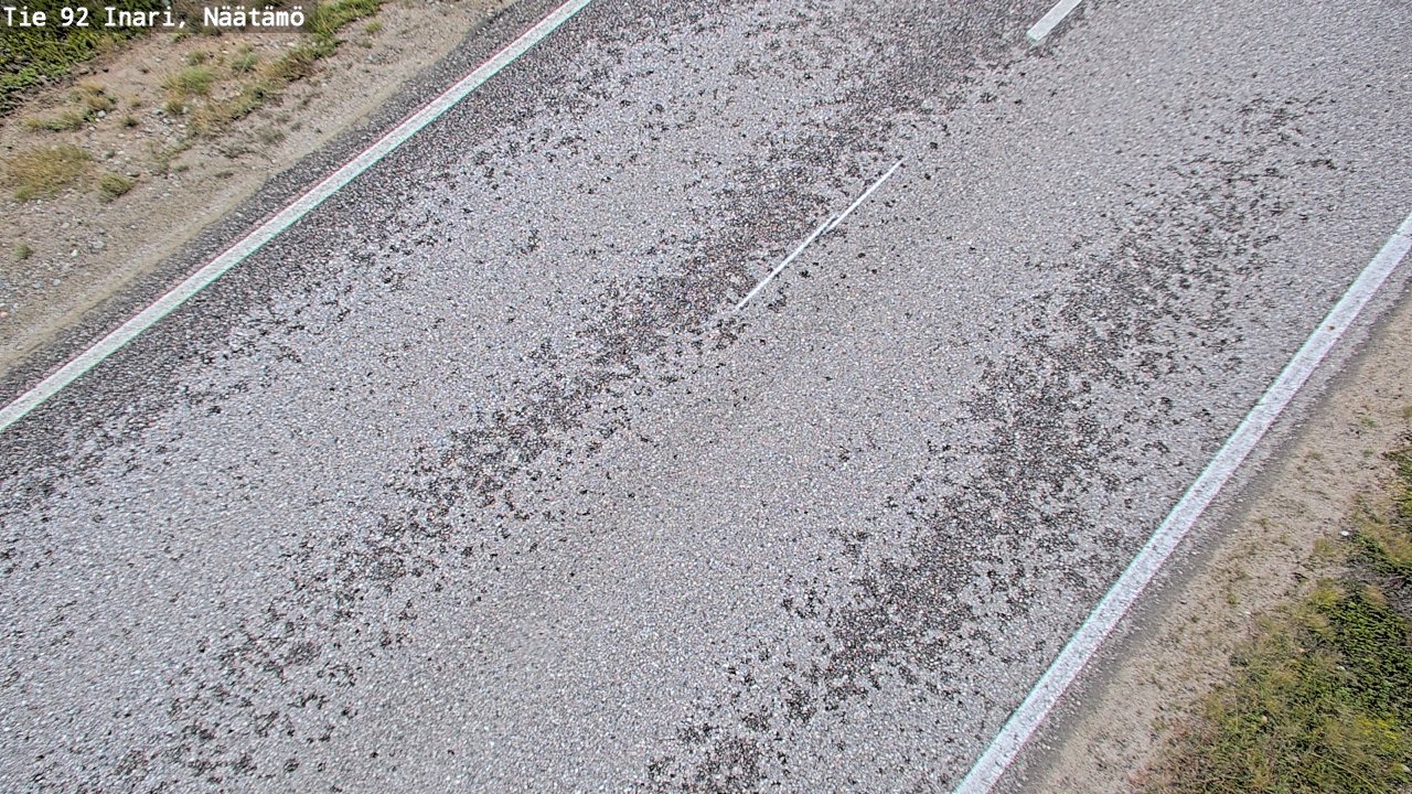 Kelikamerat Kuva Tie 92 Inari, Näätämö, Inari, Lappi