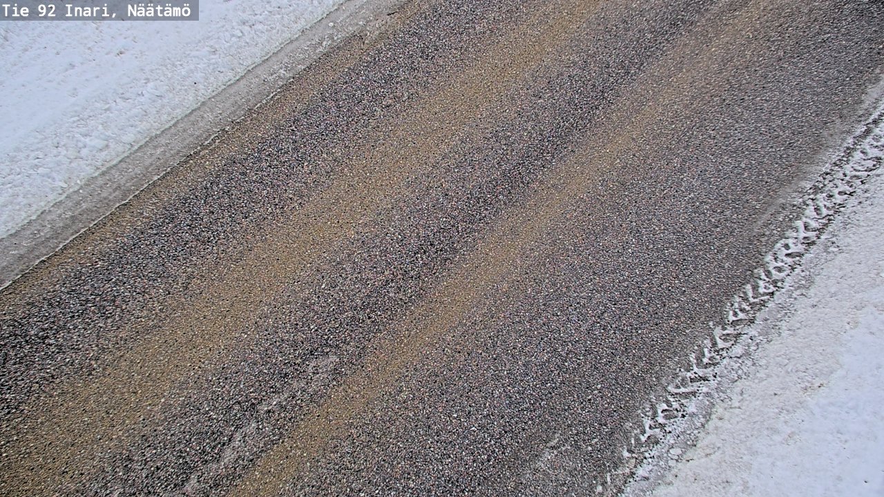 Kelikamerat Kuva Tie 92 Inari, Näätämö, Inari, Lappi