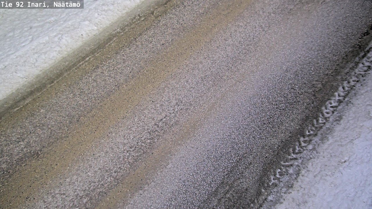 Kelikamerat Kuva Tie 92 Inari, Näätämö, Inari, Lappi