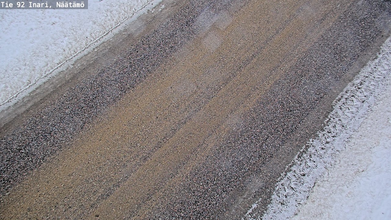 Weather Camera Image Road 92 Inari, Näätämö, Inari, Lappi