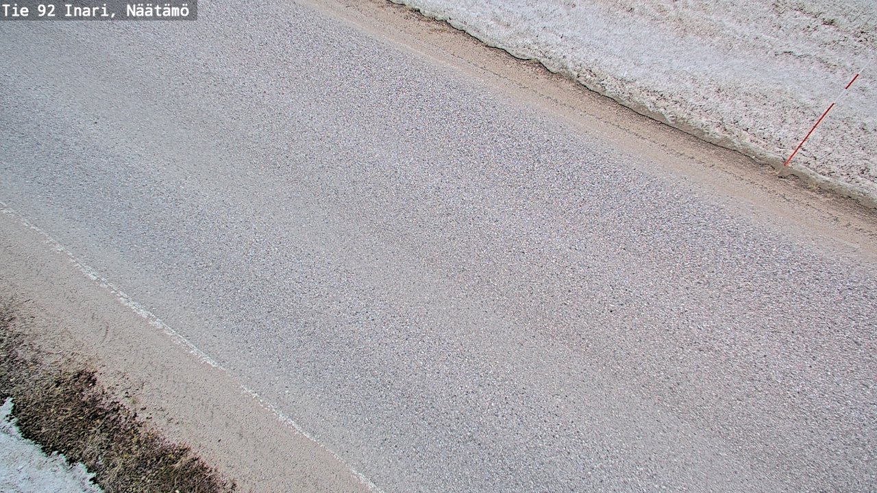 Kelikamerat Kuva Tie 92 Inari, Näätämö, Inari, Lappi
