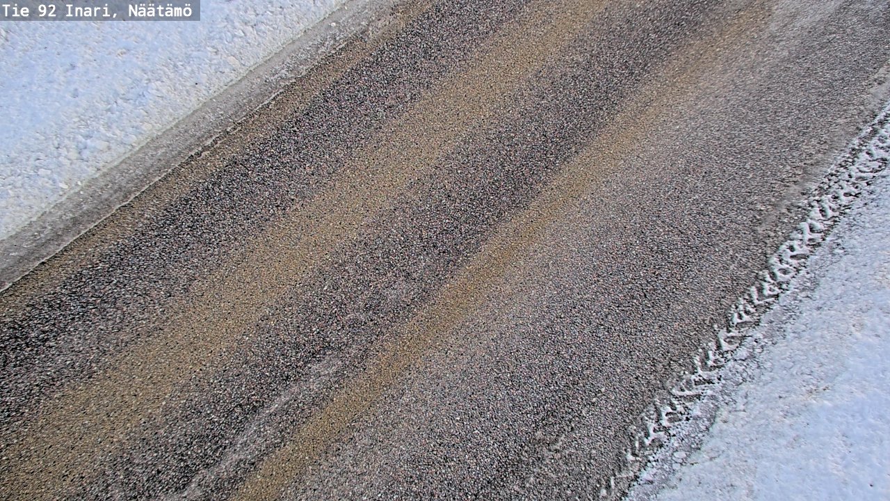 Kelikamerat Kuva Tie 92 Inari, Näätämö, Inari, Lappi