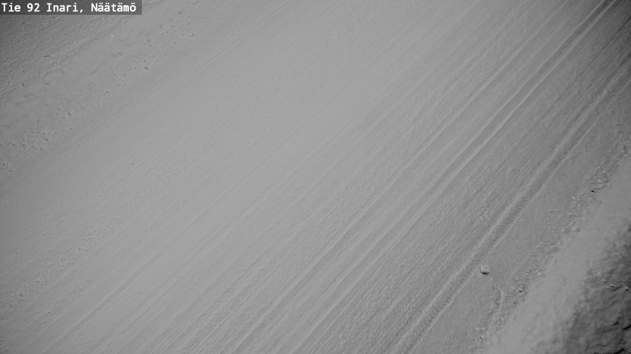 Weather Camera Image Road 92 Inari, Näätämö, Inari, Lappi