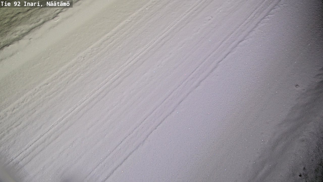 Weather Camera Image Road 92 Inari, Näätämö, Inari, Lappi