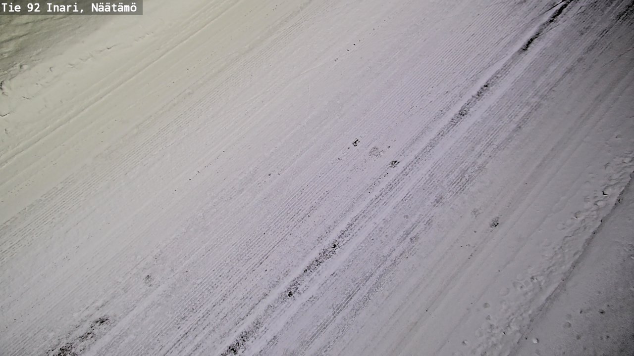 Kelikamerat Kuva Tie 92 Inari, Näätämö, Inari, Lappi