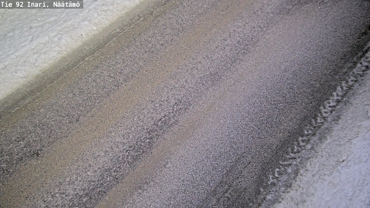 Kelikamerat Kuva Tie 92 Inari, Näätämö, Inari, Lappi