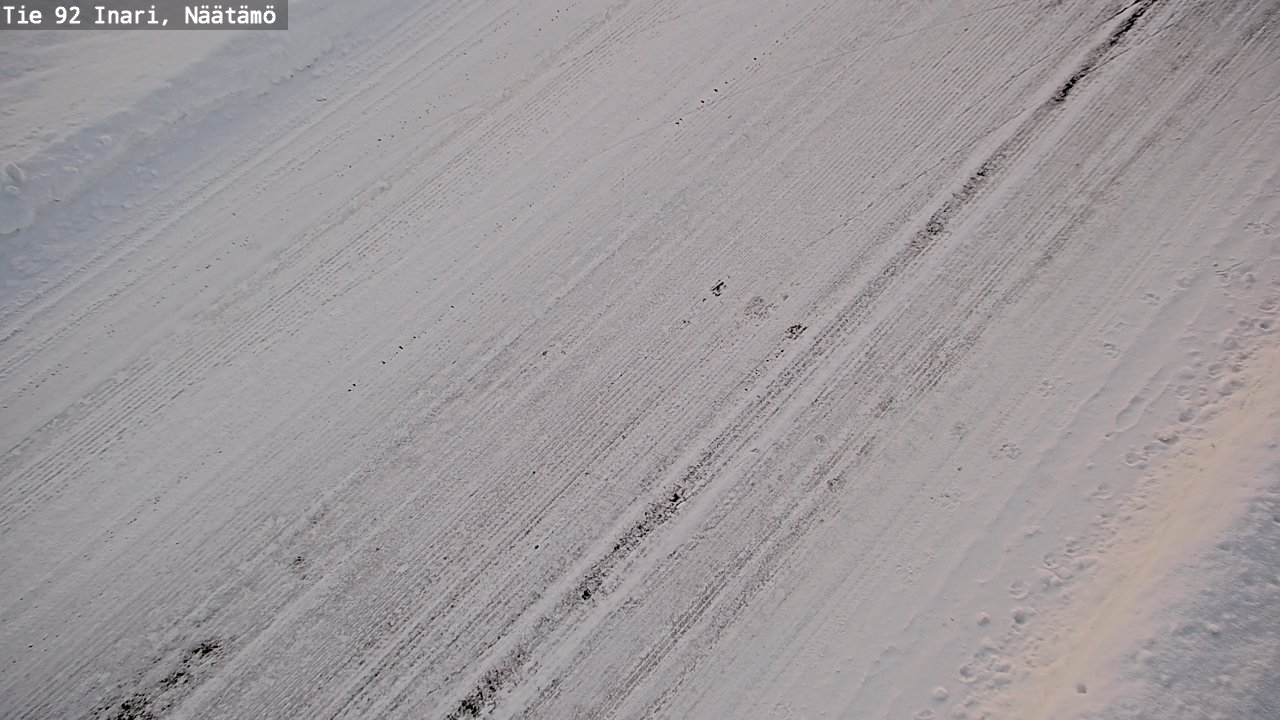 Kelikamerat Kuva Tie 92 Inari, Näätämö, Inari, Lappi