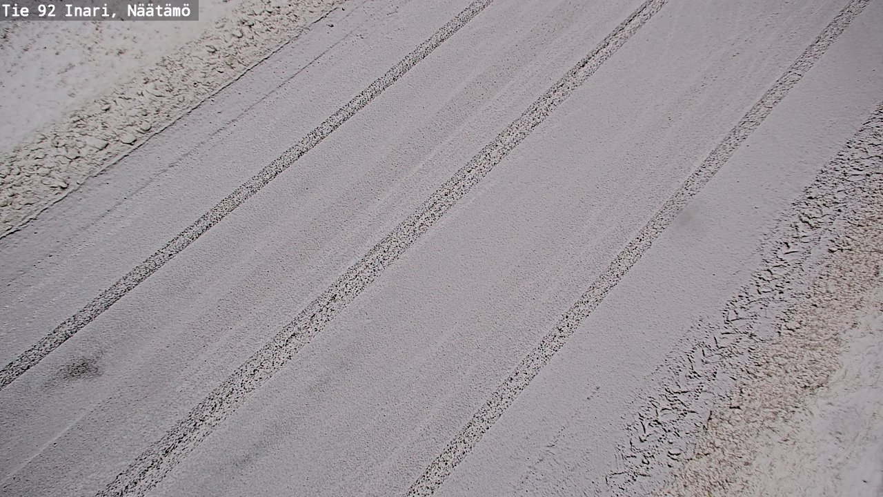 Kelikamerat Kuva Tie 92 Inari, Näätämö, Inari, Lappi