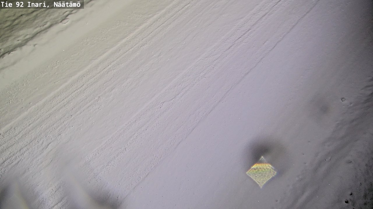 Weather Camera Image Road 92 Inari, Näätämö, Inari, Lappi