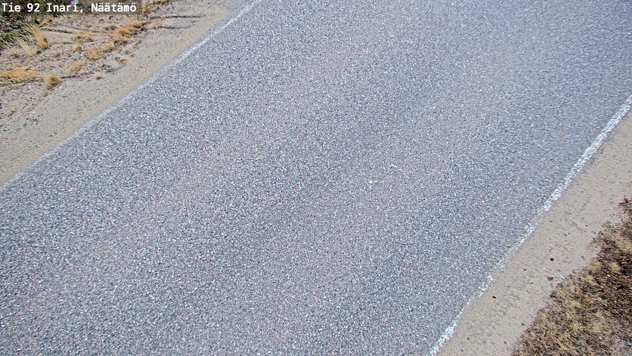 Kelikamerat Kuva Tie 92 Inari, Näätämö, Inari, Lappi