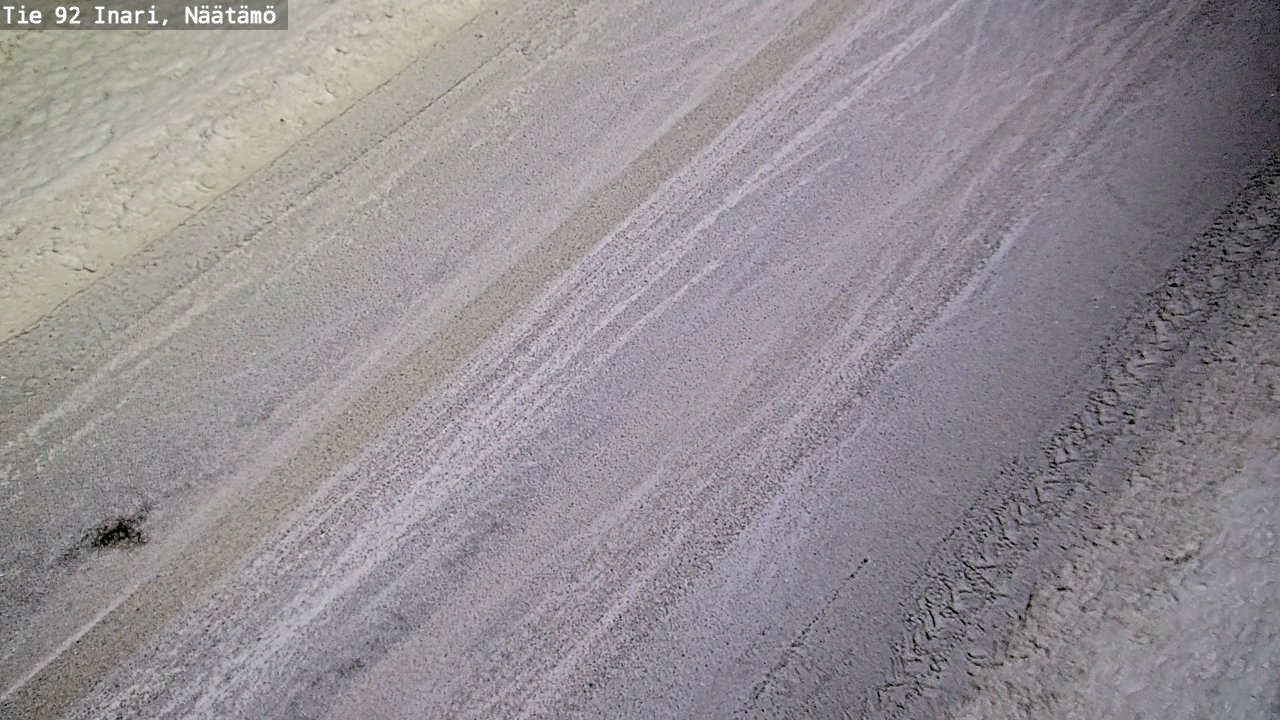Kelikamerat Kuva Tie 92 Inari, Näätämö, Inari, Lappi