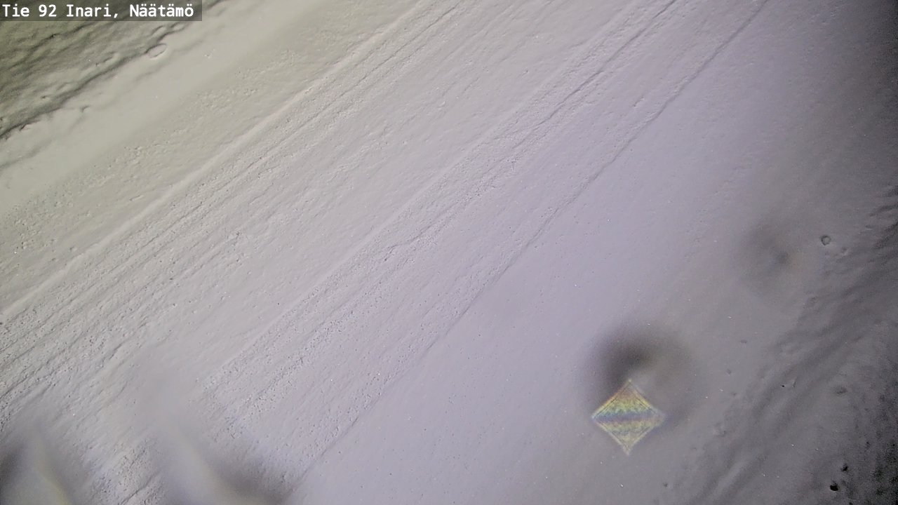 Weather Camera Image Road 92 Inari, Näätämö, Inari, Lappi