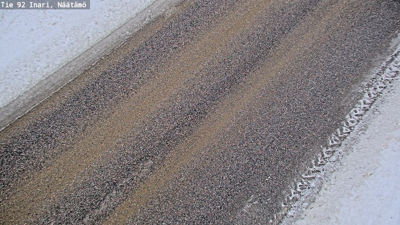 Kelikamerat Kuva Tie 92 Inari, Näätämö, Inari, Lappi