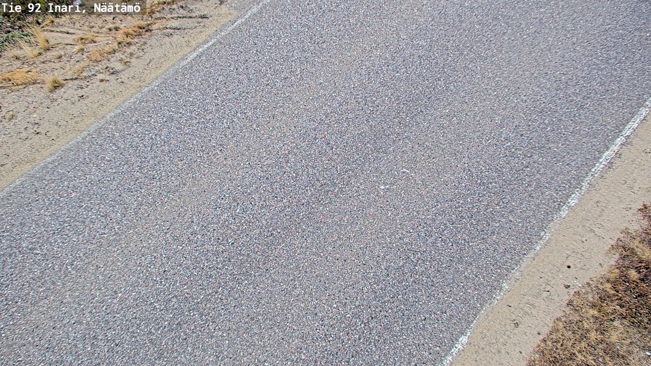 Kelikamerat Kuva Tie 92 Inari, Näätämö, Inari, Lappi