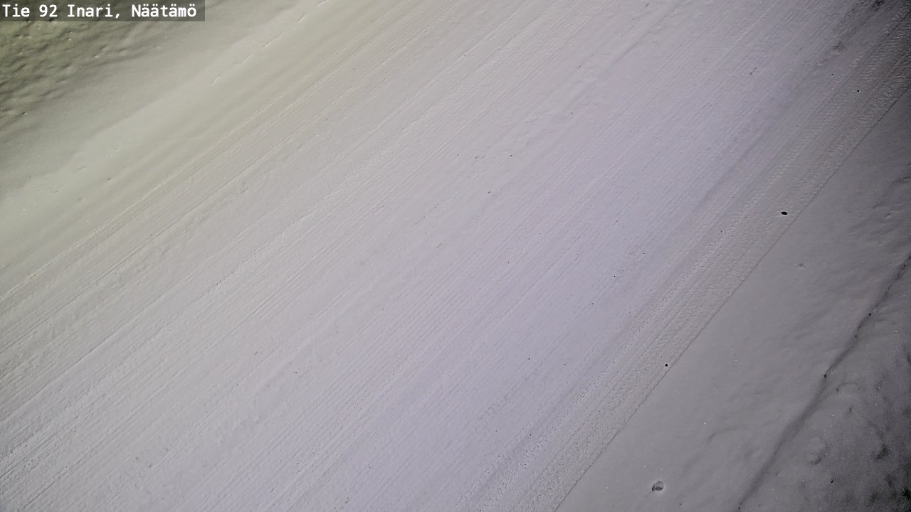 Weather Camera Image Väg 92 Enare, Näätämö, Inari, Lappi
