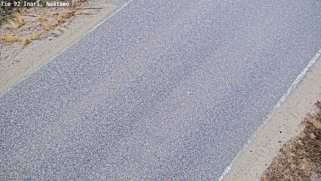 Kelikamerat Kuva Tie 92 Inari, Näätämö, Inari, Lappi