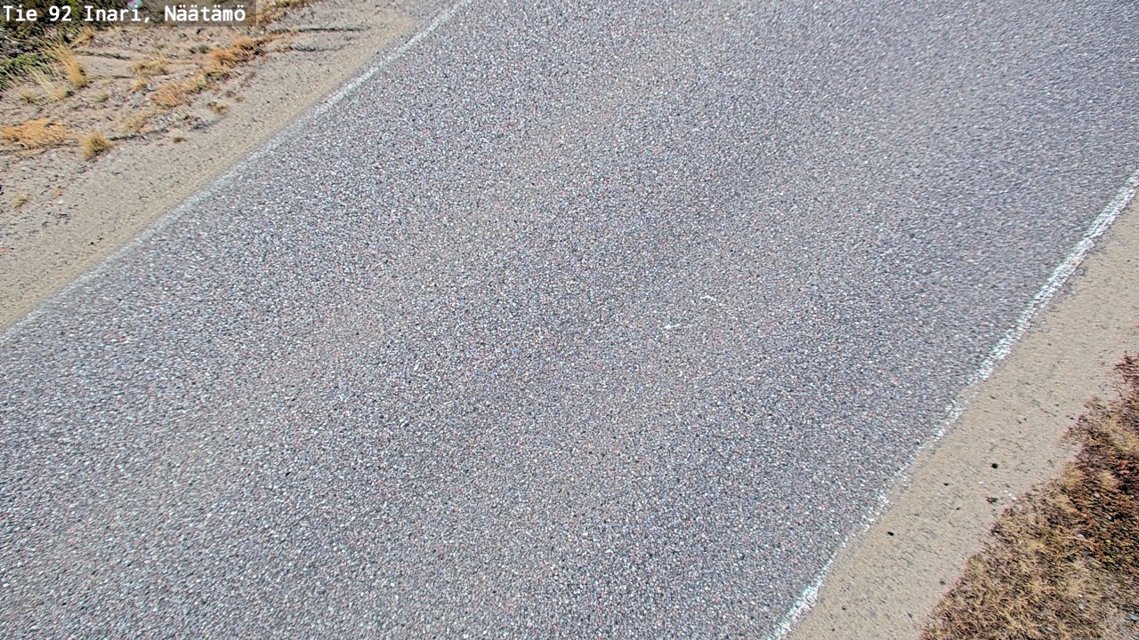Kelikamerat Kuva Tie 92 Inari, Näätämö, Inari, Lappi