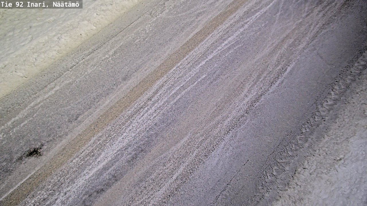 Kelikamerat Kuva Tie 92 Inari, Näätämö, Inari, Lappi