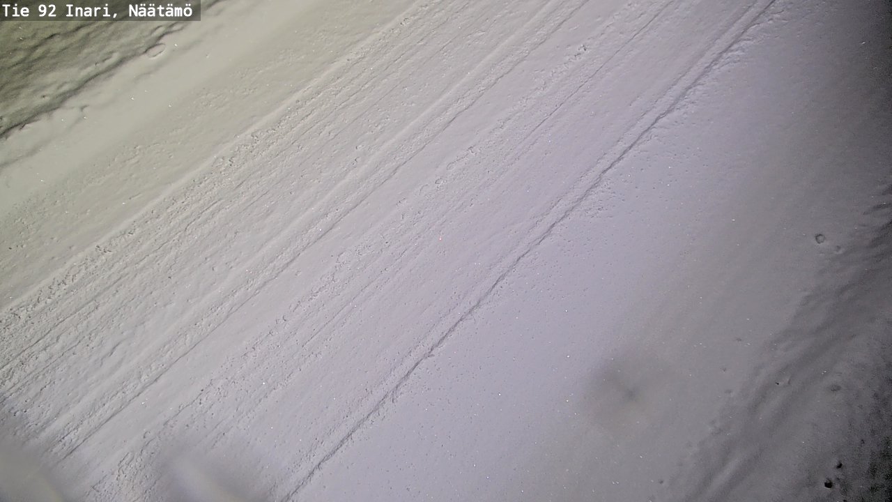 Weather Camera Image Road 92 Inari, Näätämö, Inari, Lappi