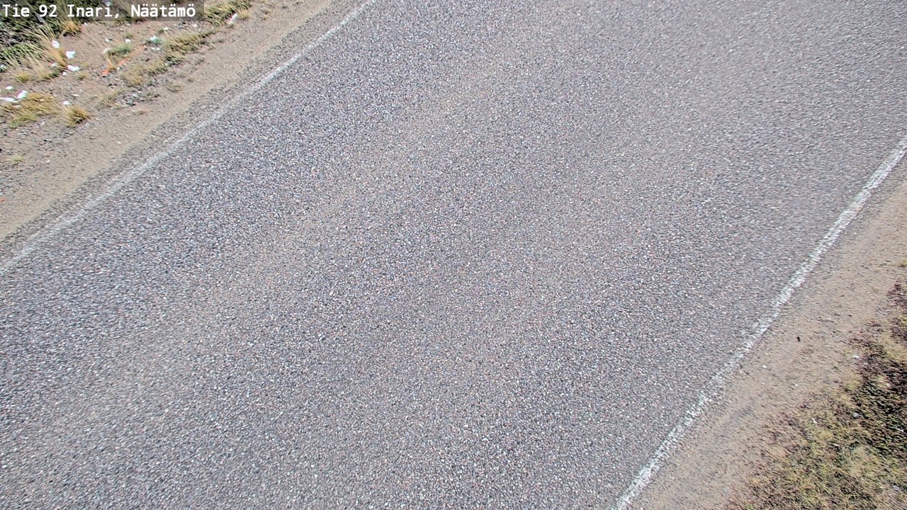 Weather Camera Image Väg 92 Enare, Näätämö, Inari, Lappi