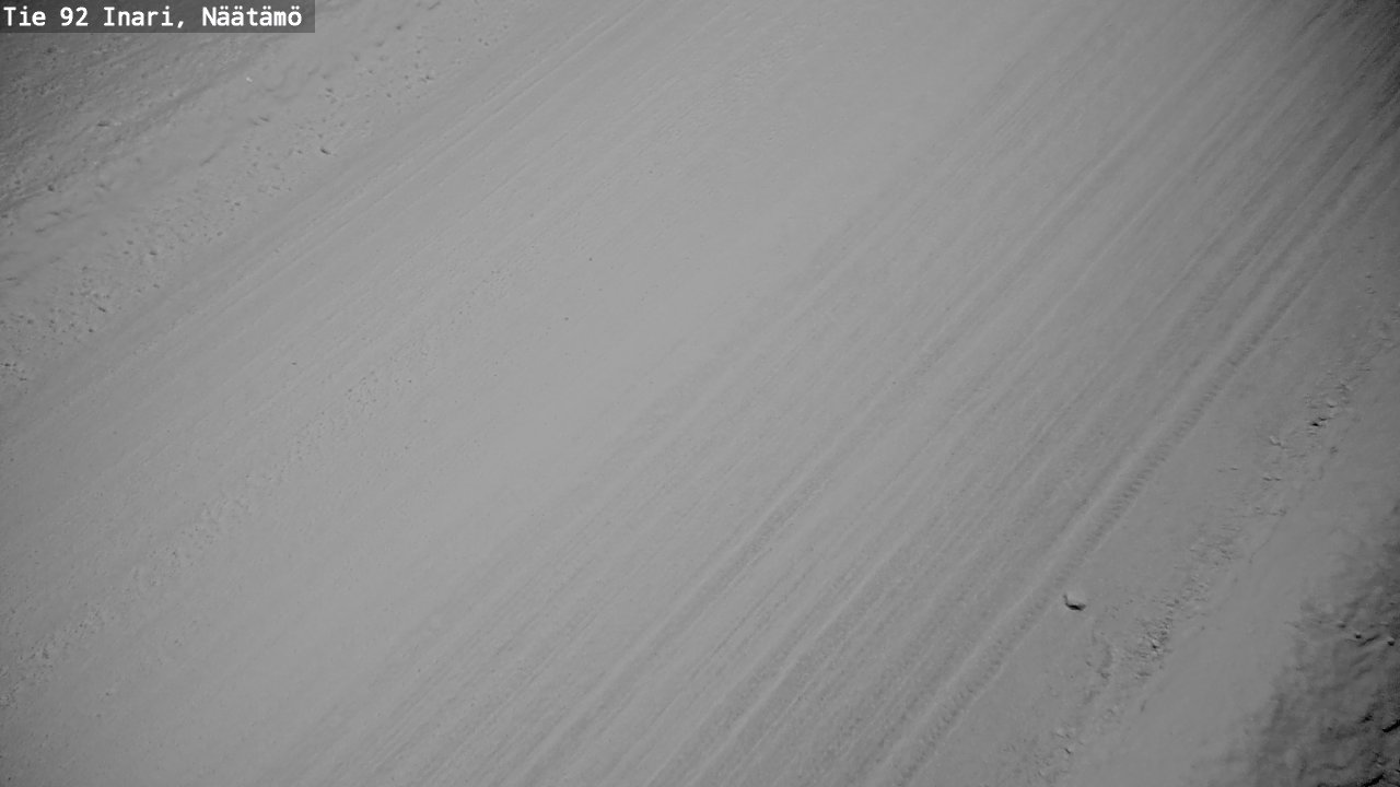 Weather Camera Image Road 92 Inari, Näätämö, Inari, Lappi