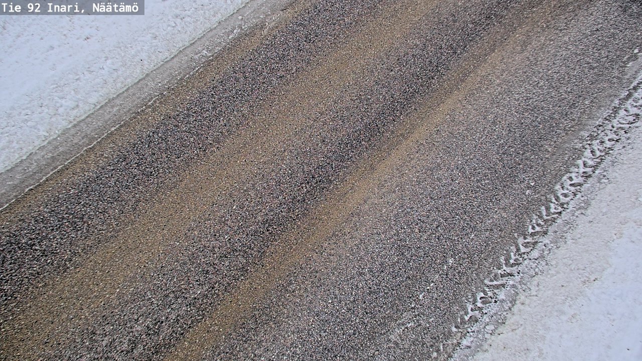 Kelikamerat Kuva Tie 92 Inari, Näätämö, Inari, Lappi