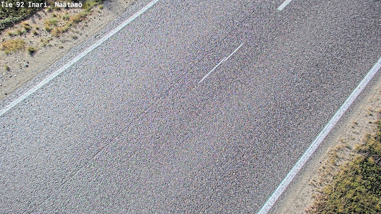 Kelikamerat Kuva Tie 92 Inari, Näätämö, Inari, Lappi