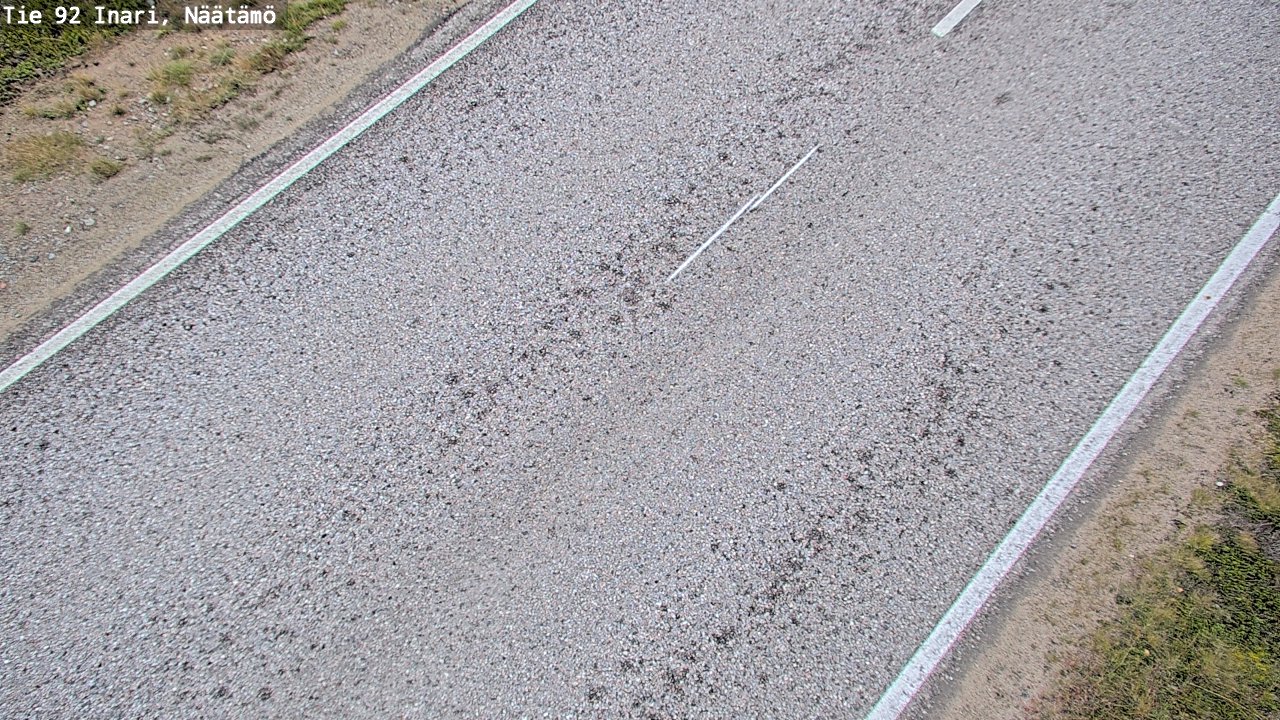 Kelikamerat Kuva Tie 92 Inari, Näätämö, Inari, Lappi