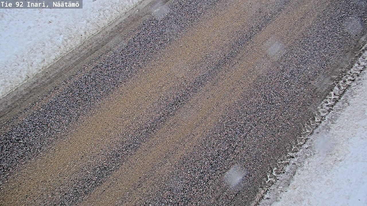 Weather Camera Image Road 92 Inari, Näätämö, Inari, Lappi