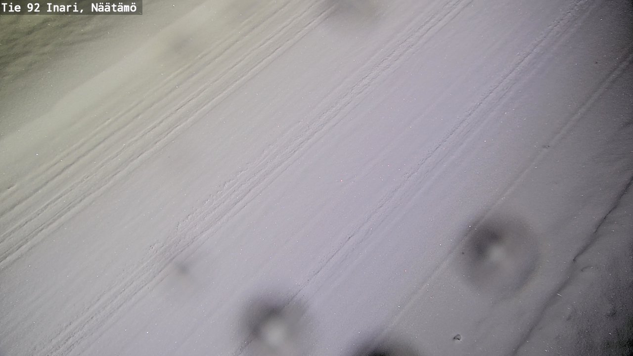 Weather Camera Image Väg 92 Enare, Näätämö, Inari, Lappi