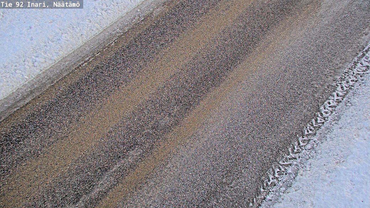 Kelikamerat Kuva Tie 92 Inari, Näätämö, Inari, Lappi