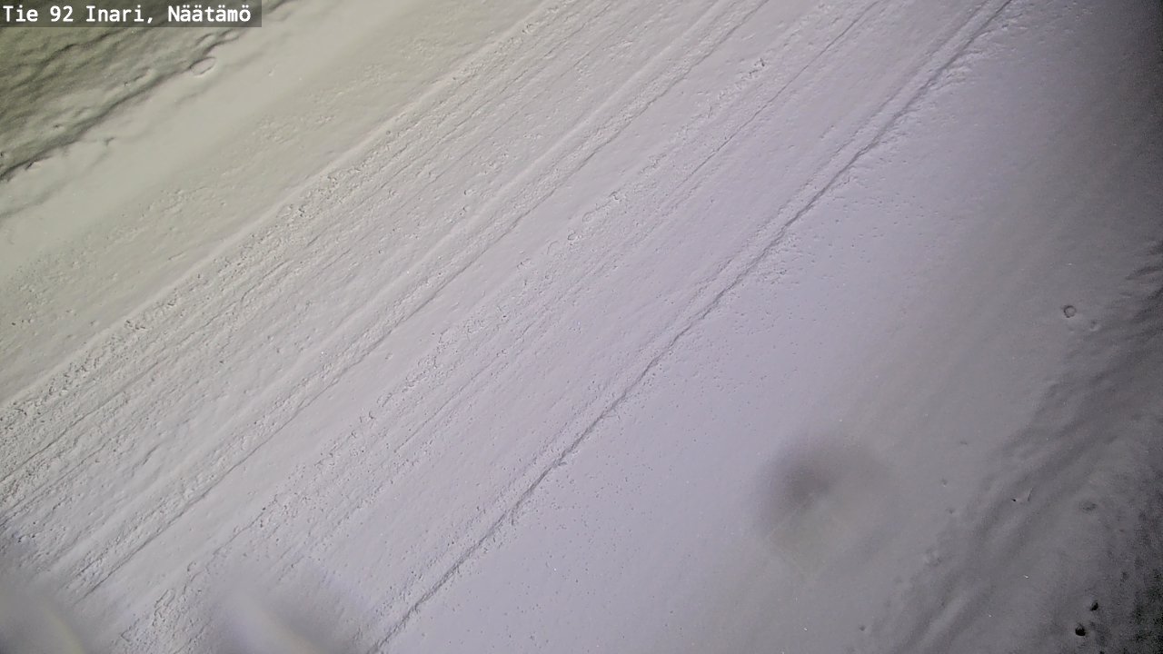 Weather Camera Image Road 92 Inari, Näätämö, Inari, Lappi