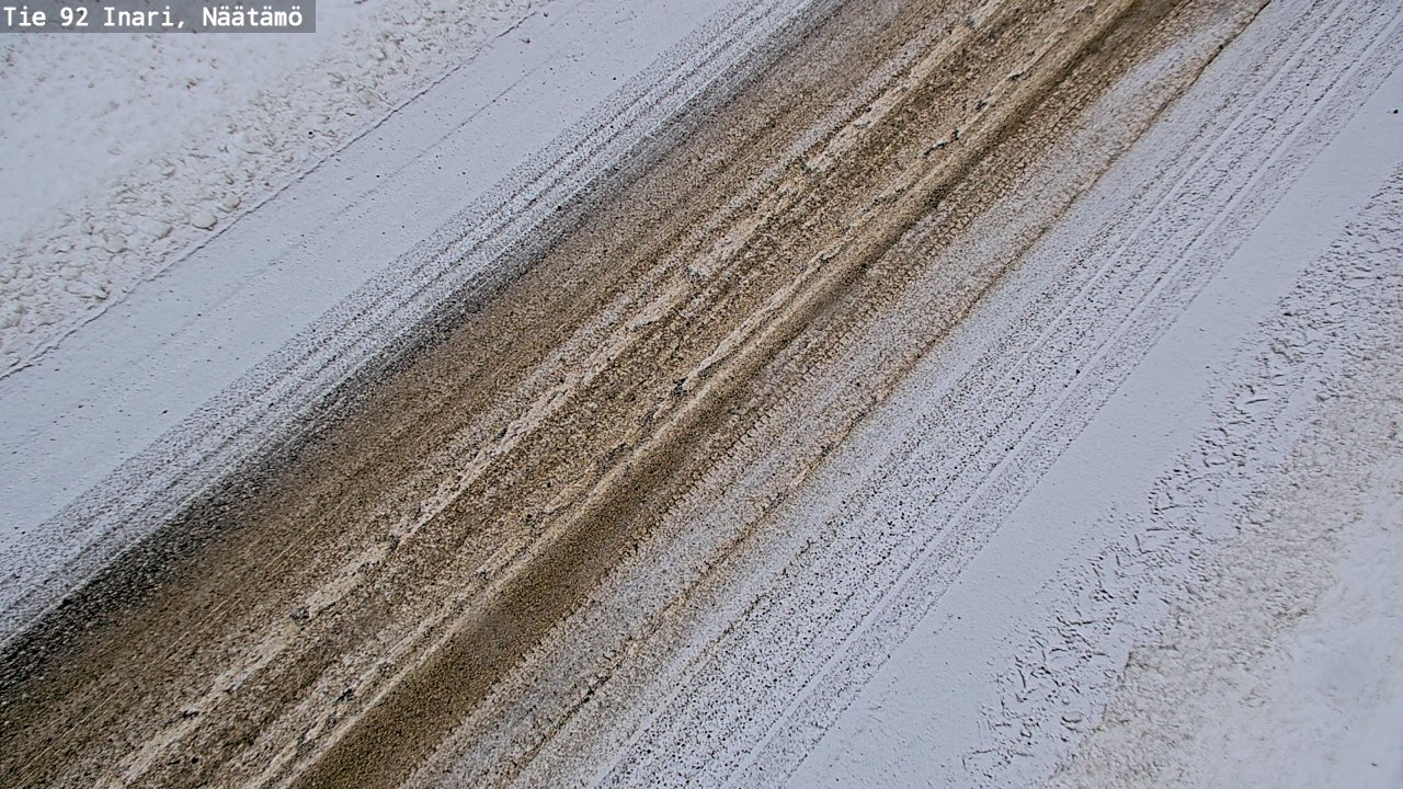 Weather Camera Image Road 92 Inari, Näätämö, Inari, Lappi