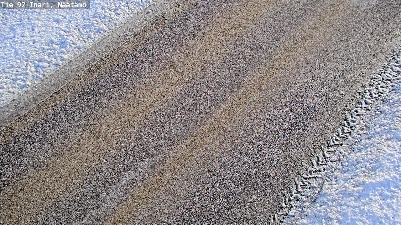 Kelikamerat Kuva Tie 92 Inari, Näätämö, Inari, Lappi