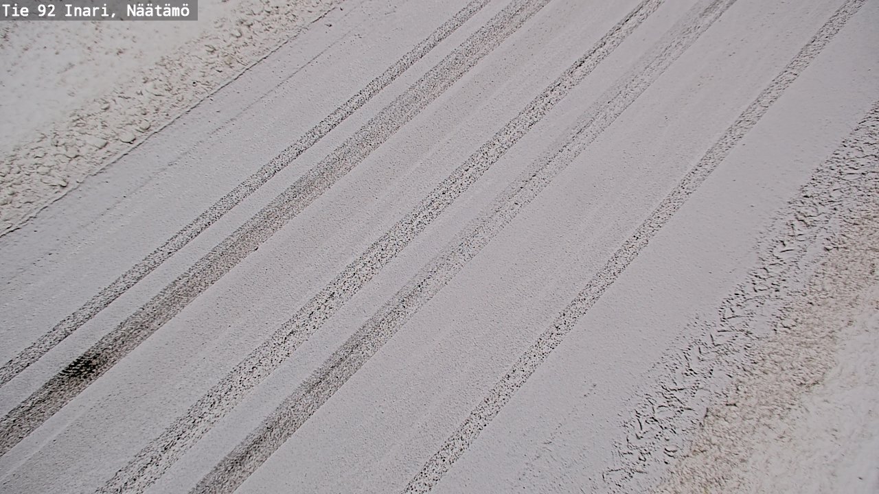 Weather Camera Image Road 92 Inari, Näätämö, Inari, Lappi