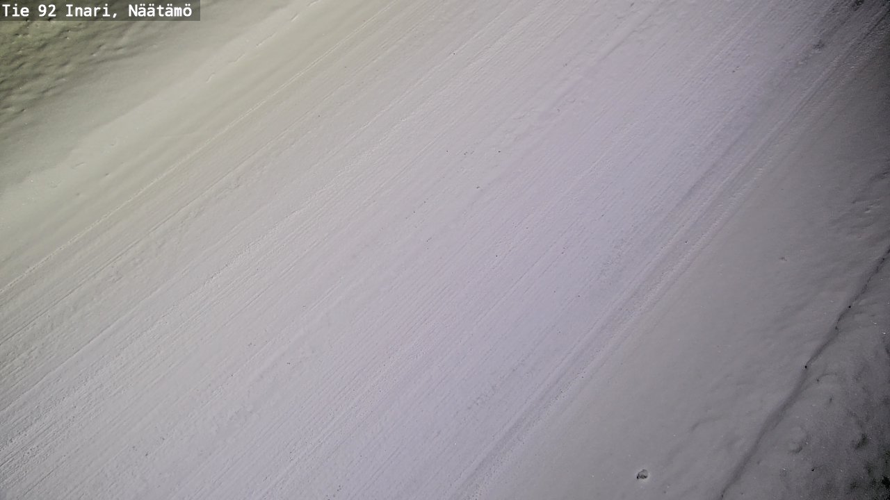 Weather Camera Image Väg 92 Enare, Näätämö, Inari, Lappi