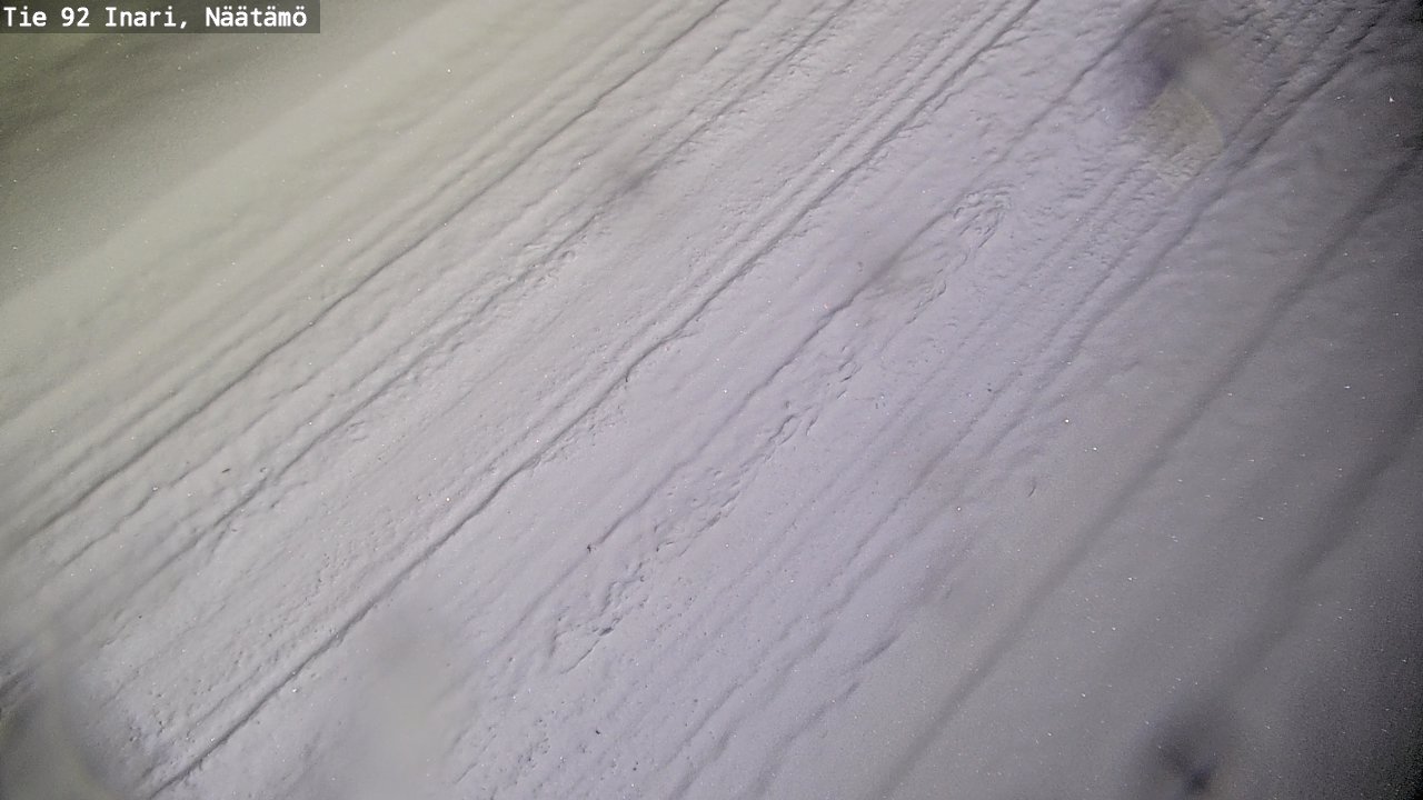 Weather Camera Image Väg 92 Enare, Näätämö, Inari, Lappi
