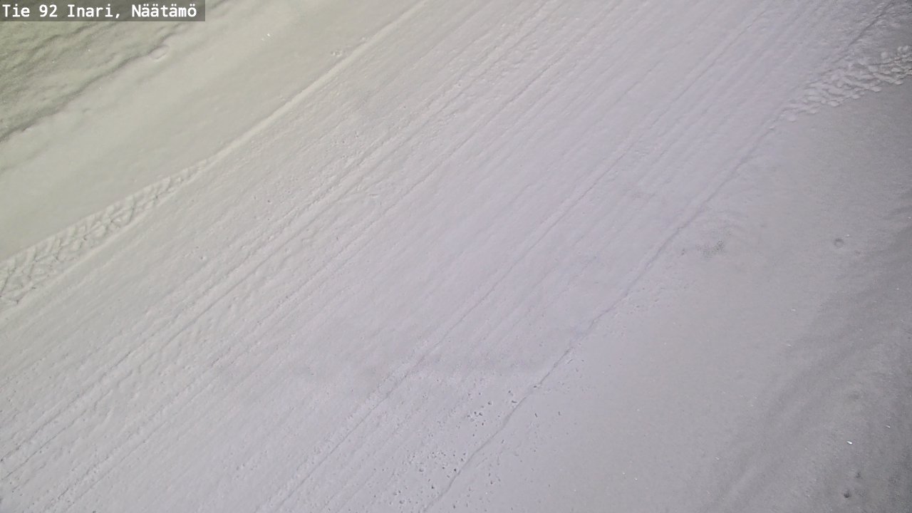 Weather Camera Image Road 92 Inari, Näätämö, Inari, Lappi
