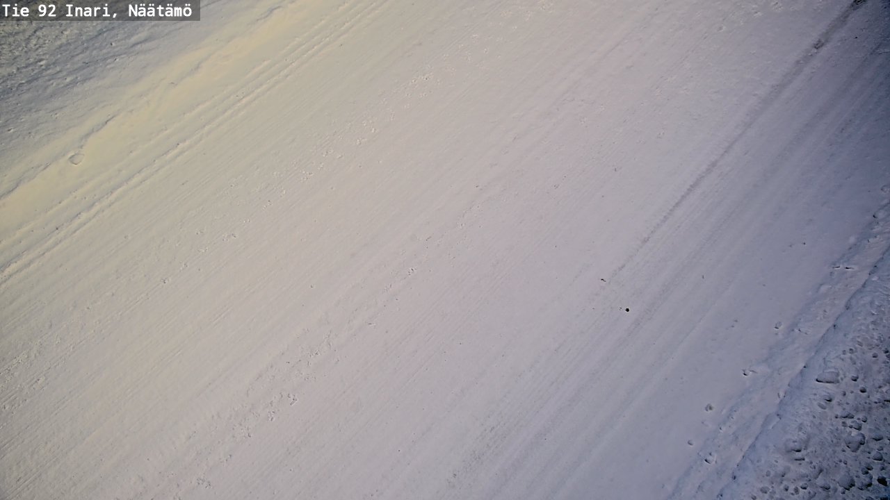 Kelikamerat Kuva Tie 92 Inari, Näätämö, Inari, Lappi