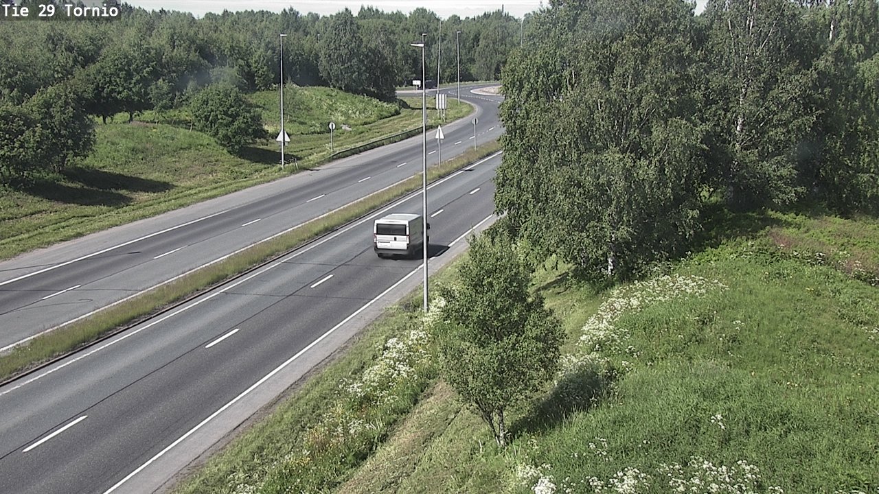 Weather Camera Image Väg 29 Torneå, Tornio, Lappi