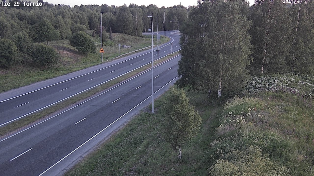 Weather Camera Image Road 29 Tornio, Tornio, Lappi
