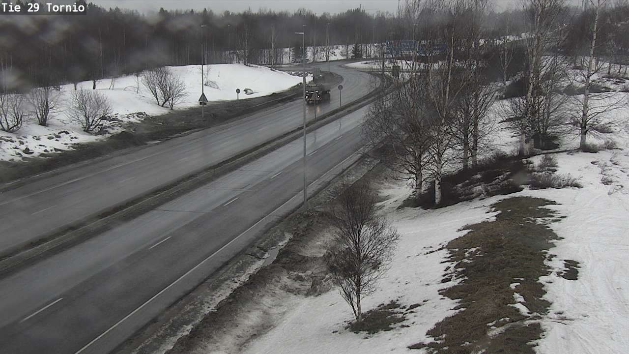 Weather Camera Image Väg 29 Torneå, Tornio, Lappi